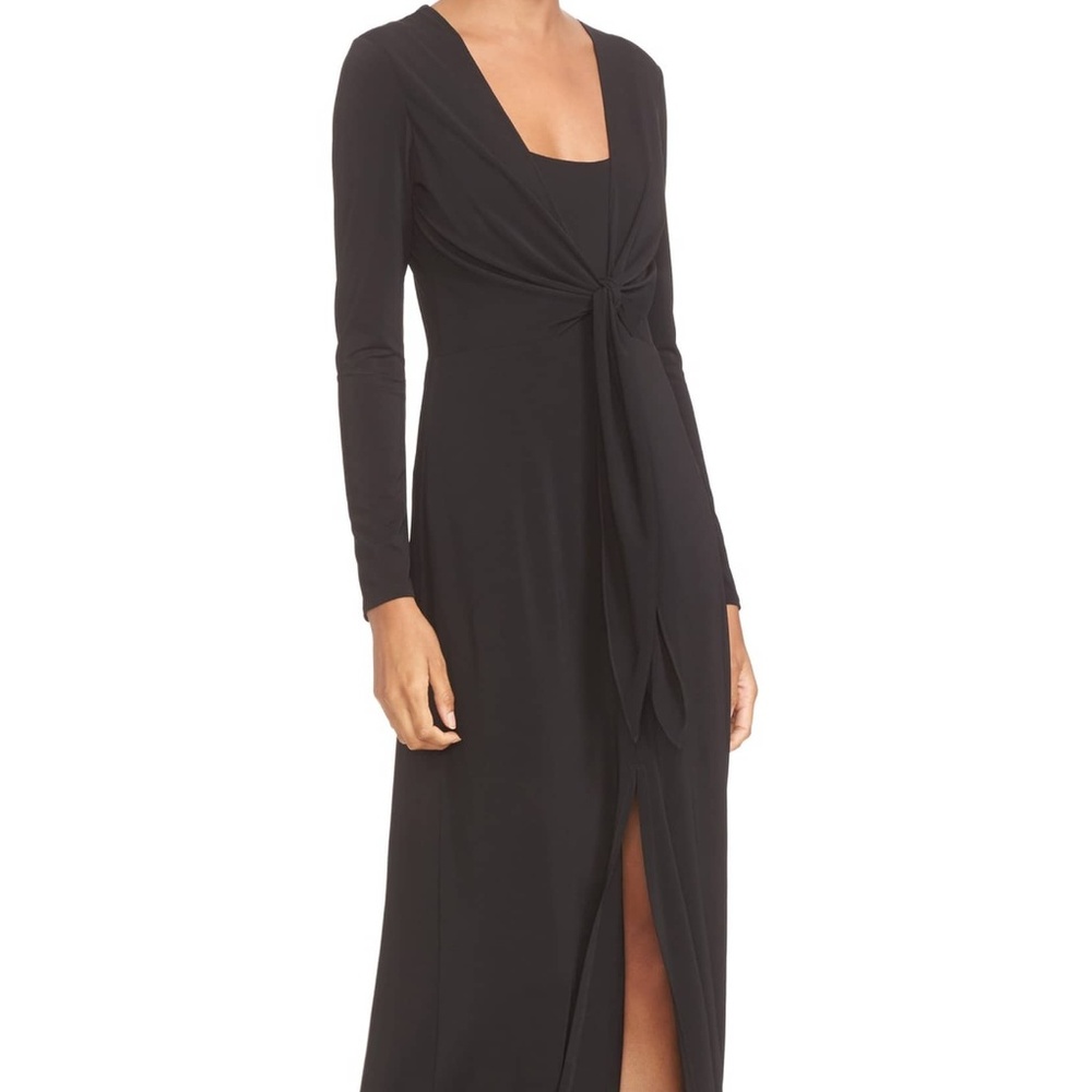 Alice + Olivia Salina Tie-Waist Maxi Dress